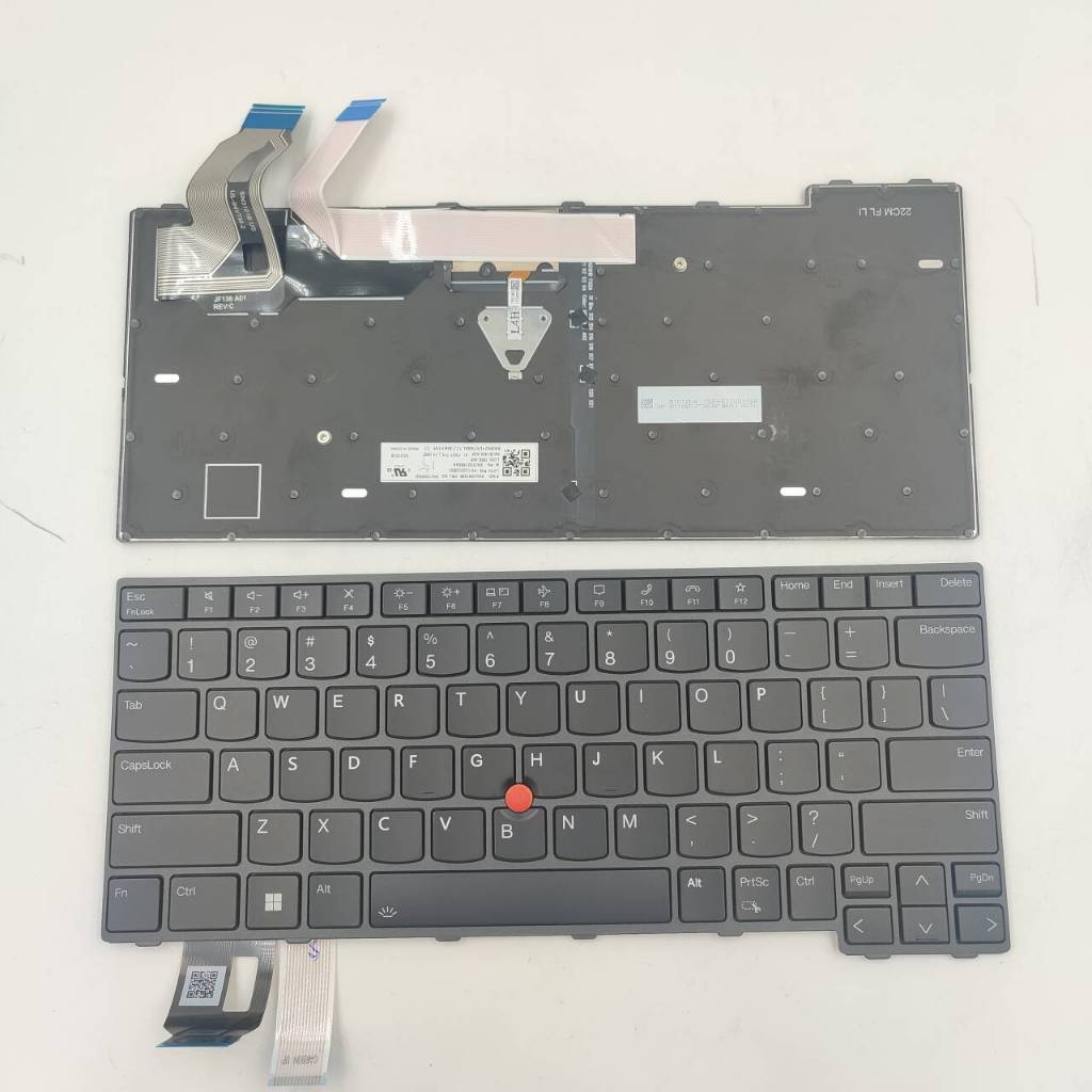 US Layout แป้นพิมพ์แล็ปท็อปสําหรับ Lenovo Thinkpad T14 Gen3 Gen4 P14s Gen3 Gen4 L14 Gen3 G4 พร้อมจุด