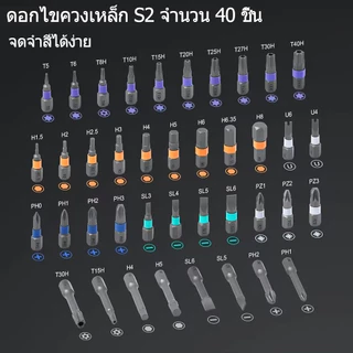 【จัดส่งรวดเร็ว】42 ใน 1 ชุดไขควงวงล้อรื้อถอนมัลติฟังก์ชั่ S2 เหล็กบ้านประแจเริ่มต้นชุดเครื่องมือ