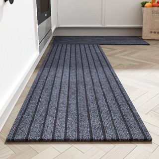 Striped Rugs for Living Room Anti Slip Floor Carpet DIY Cut Kitchen Mat Entrance Doormat Long Hallway Balcony Area Rugs