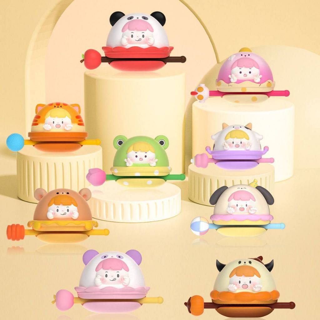 🚚ส่งภายใน 24 ชั่วโมง🚚(ยกBOX!!)Naughty Kid Knock-Knock Series Blind Box