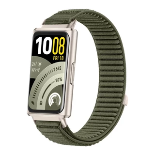 สายรัดไนลอนทอถักสร้อยข้อมือสายรัดข้อมืออุปกรณ์เสริมสําหรับ Huawei Band 11 Pro 10 9 8