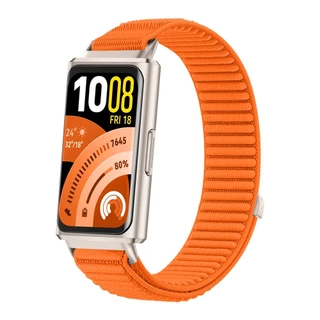 สายรัดไนลอนทอถักสร้อยข้อมือสายรัดข้อมืออุปกรณ์เสริมสําหรับ Huawei Band 11 Pro 10 9 8
