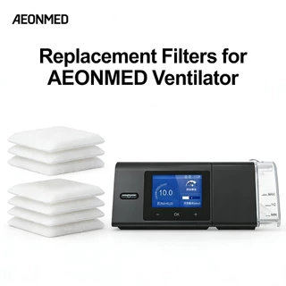 10 ชิ้นเปลี่ยนกรองผ้าฝ้ายสําหรับ Aeonmed CPAP เครื่องทิ้งฟองน้ํากรองอากาศสําหรับ Aeonmed AS100