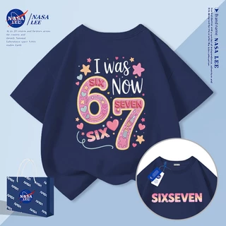 [จัดส่งรวดเร็วภายในวันเดียว] เสื้อยืดผ้าฝ้ายสำหรับชายหญิง และเด็กอายุ 4-16 ปี สไตล์เค้กวันเกิด ออกแบบมาพร้อมแขนสั้นและรอบคอดีไซน์พิเศษ