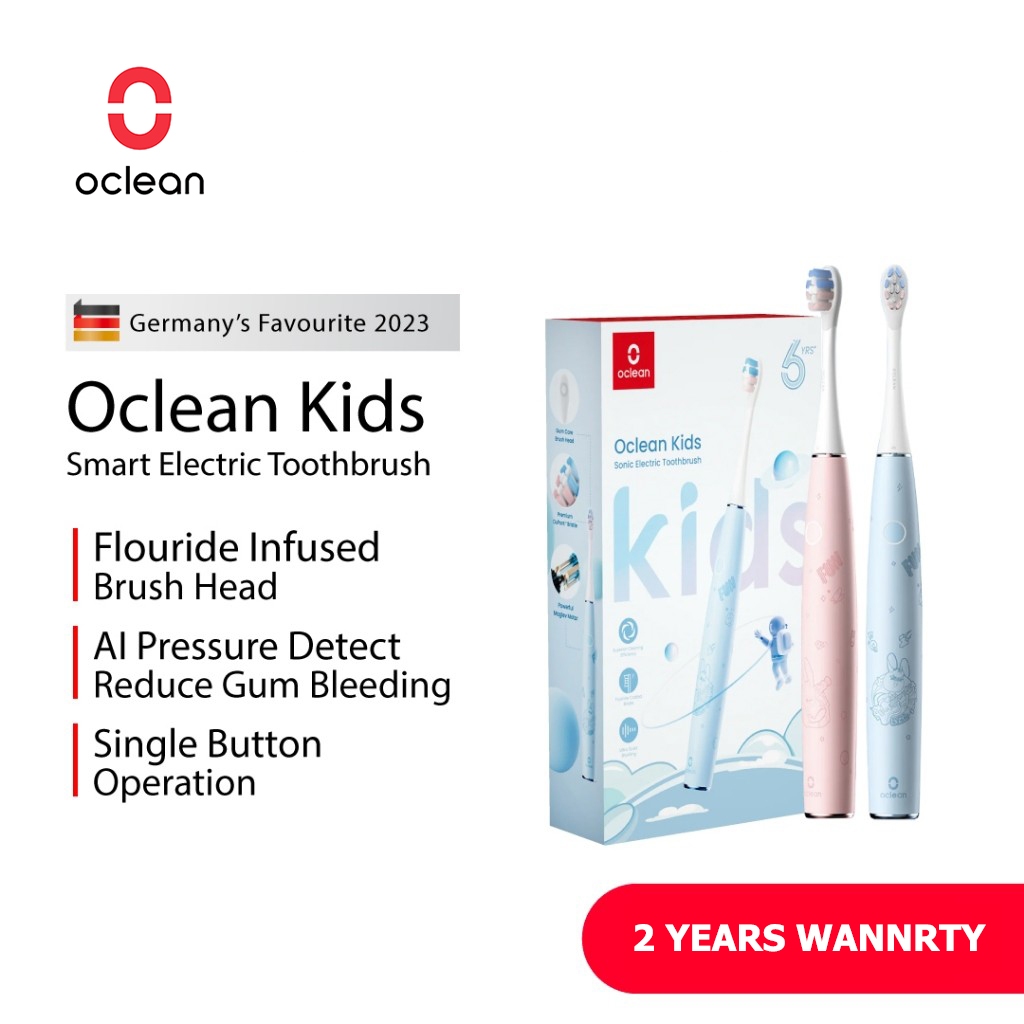 Oclean Kids Sonic แปรงสีฟัน Gentle Comfort Gum-Friendly AI การตรวจจับความดัน 6 ปีเหนือ