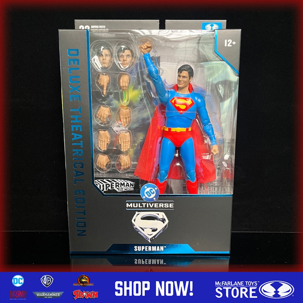 In StockMcFarlane Toys Superman (Superman: The Movie 1978) Deluxe Theatrical Edition 7 นิ้วAction Figure