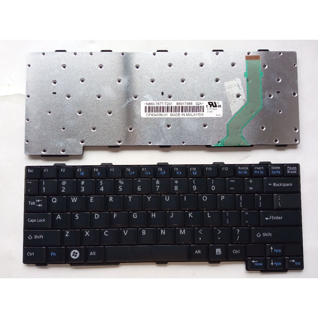 แป้นพิมพ์แล็ปท็อป US Layout สําหรับ Toshiba P750 P755 P750D P770 P770D P775 X770 X775 ไม่มีจุดไม่มีเ
