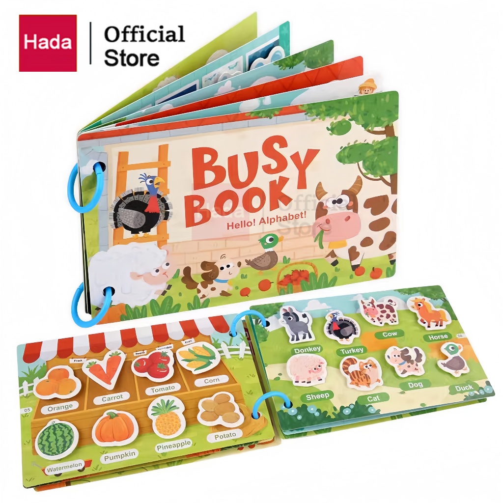 Busy Book Quiet Book หนังสือกิจกรรม หนังสือเสริมพัฒนาการ หนังสือฝึกสมอง ของเล่นเสริมพัฒนาการ
