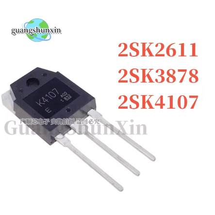 5PCS K2611 K3878 K4107 2SK2611 2SK3878 2SK4107 TO-3P SC-65 9A 900V N-channel MOSFET DIP ทรานซิสเตอร์