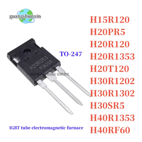 5PCS H15R120 H20PR5 H20R120 H20R1353 H20T120 H30R1202 H30R1302 H30SR5 H40R1353 H40RF60 TO-247 H30PR5