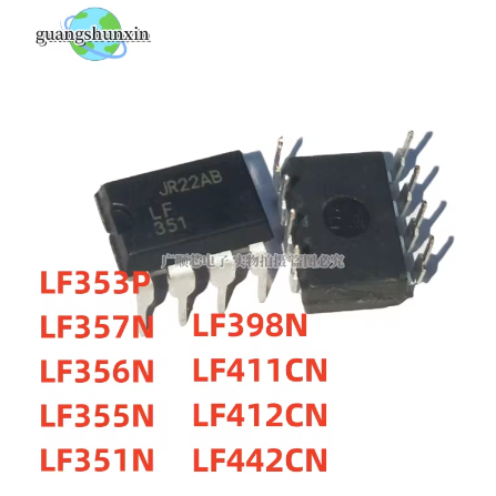 5PCS LF353P LF353N DIP-8 LF353 LF357N LF357 LF356N LF355N LF351N LF351P LF398N LF411CN LF412CN LF411