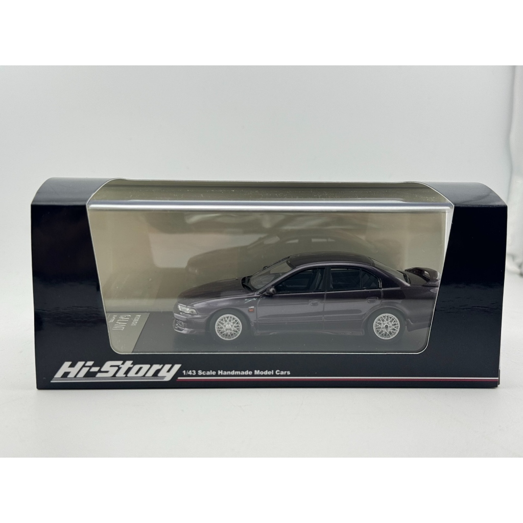 Hi Story 1/43 Mitsubishi Galant Brand New Purple Only One Set Real Shot ก่อนจัดส่ง