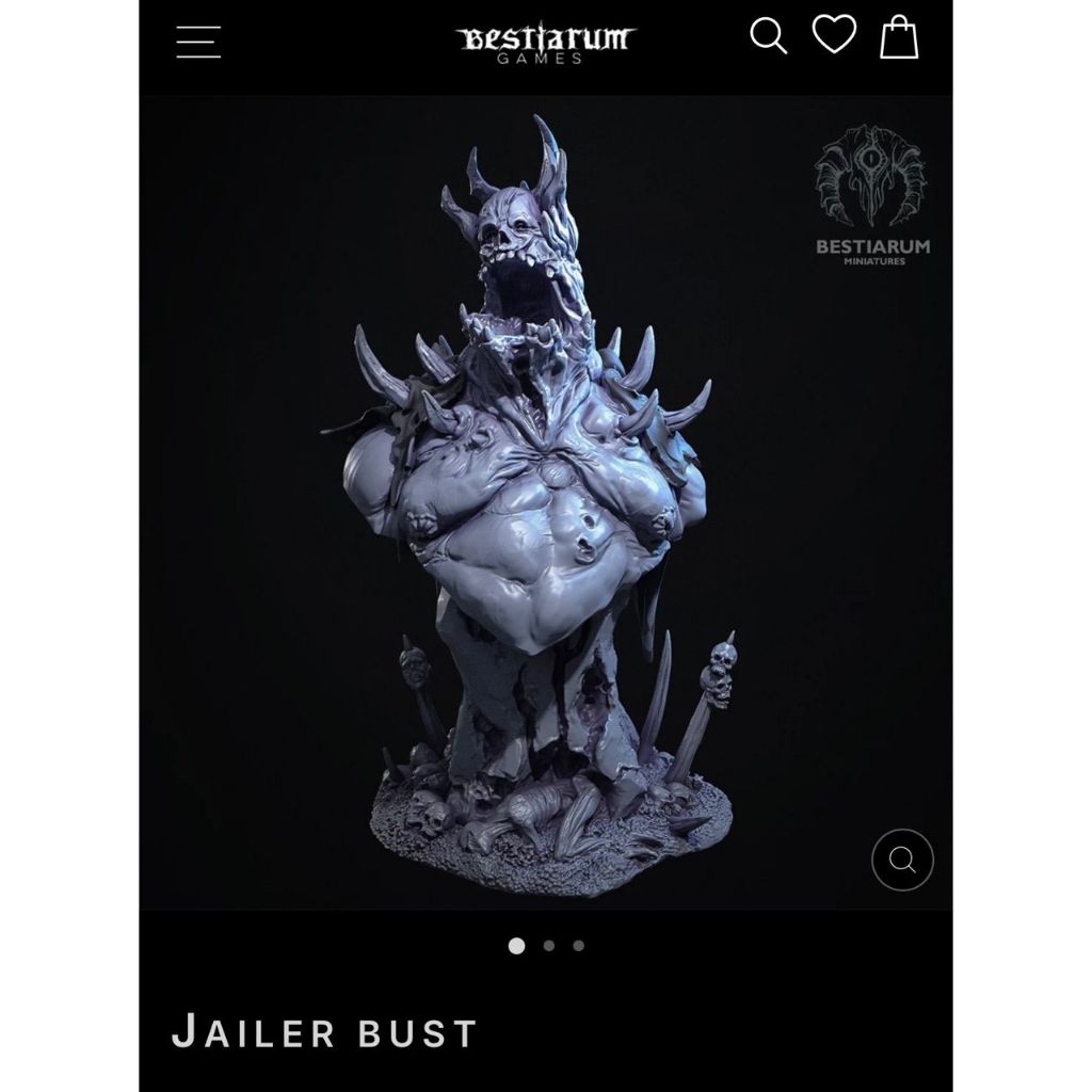 Jailer หน้าอกเรซิ่นรุ่น 20ซม