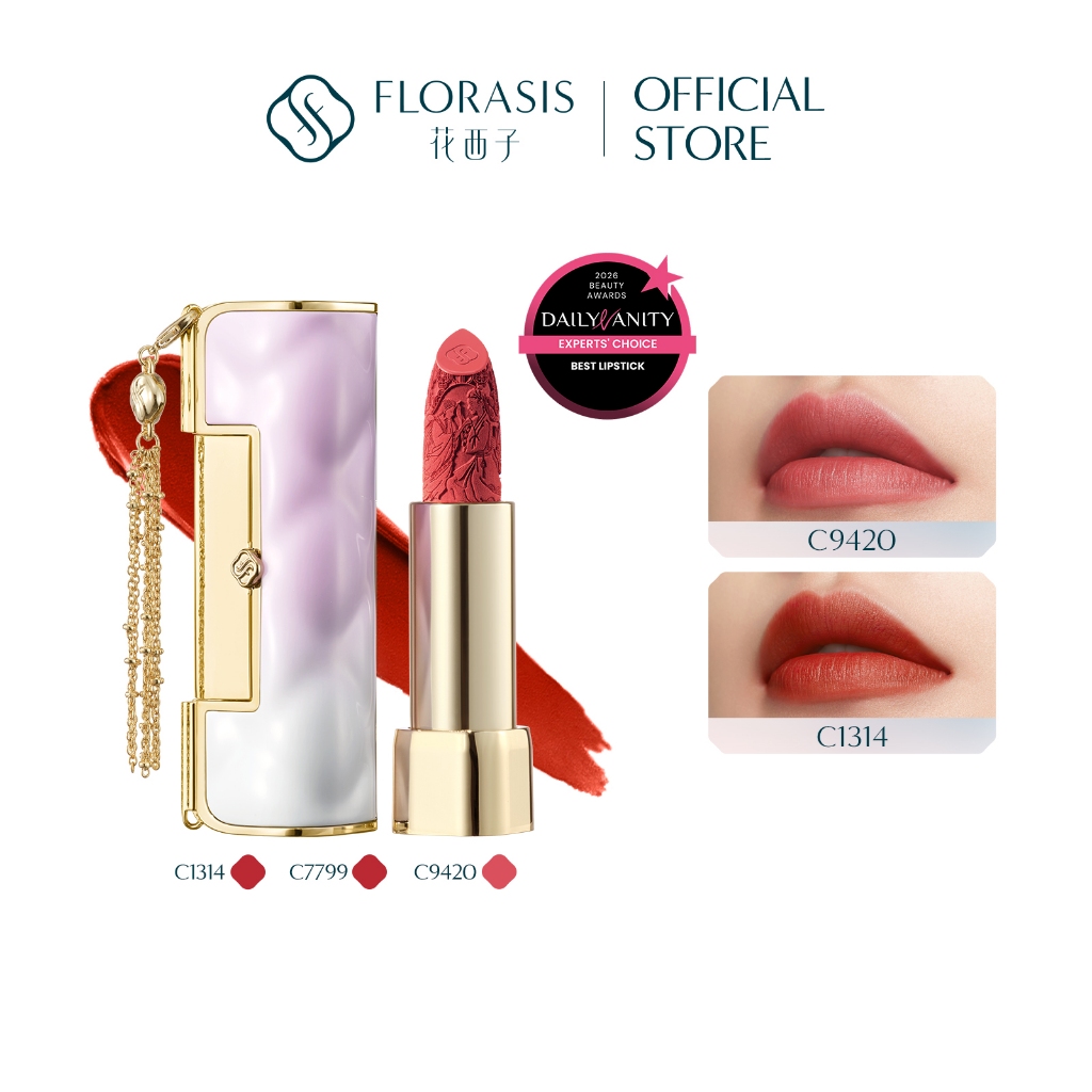 Florasis Blooming Rouge Soft Matte Love Lock Lipstick