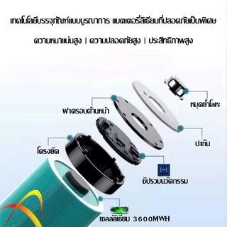JAERSENT แท่นชาร์จ Type-C เครื่องชาร์จถ่าน 8ช่อง รองรับ 1.5V AA ถ่านชาร์จ Li-ion เช่น3600mWh ป้องกันเกินอัตโนมัติ