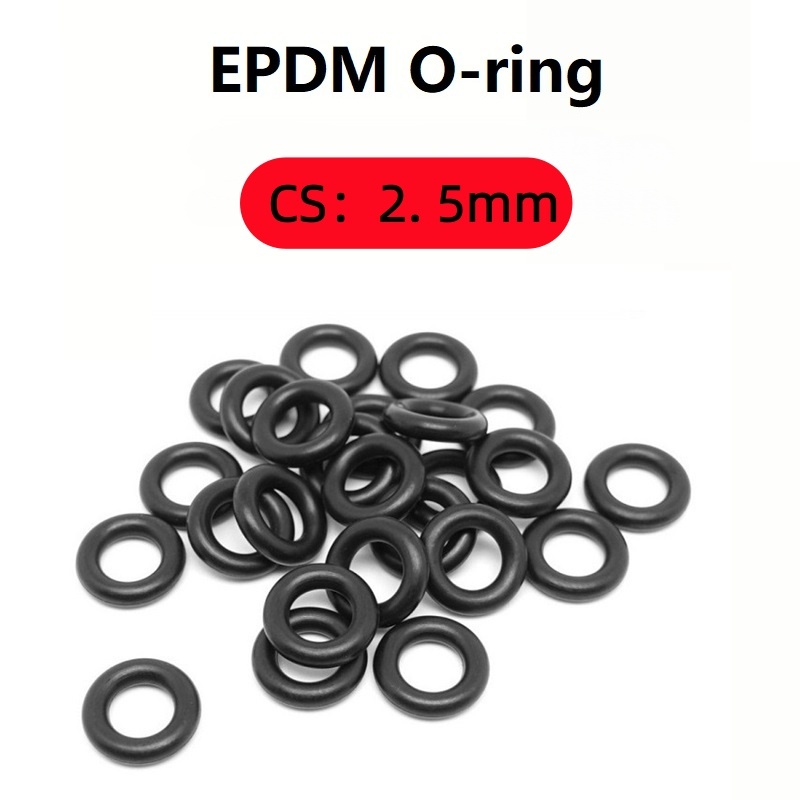 EPDM ปะเก็นโอริง CS2.5mm กรดด่างกันน้ําทนต่อการสึกหรอ O-ring 20 ชิ้นชุด