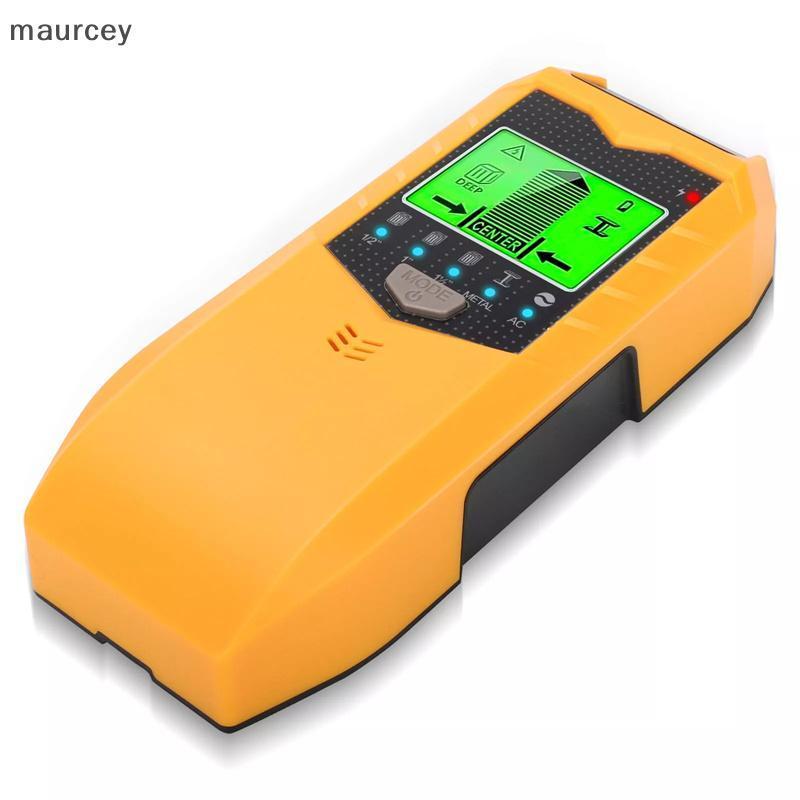【จัดส่งรวดเร็ว】SH402 เครื่องตรวจจับผนังพร้อมเครื่องสแกนผนัง 5 ใน 1 LCD อิเล็กทรอนิกส์ ตรวจจับขอบไม้ โลหะ และสายไฟ AC