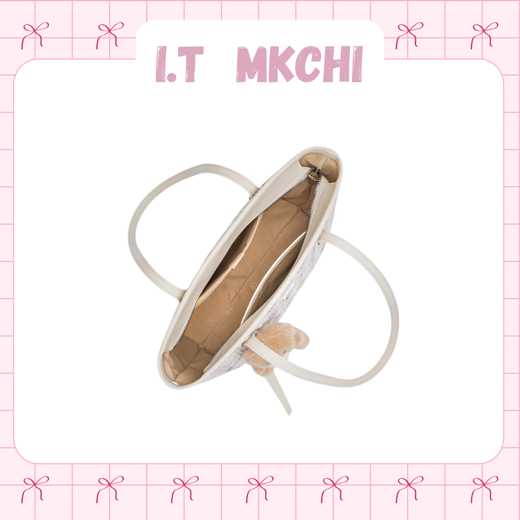 I.T MKCHI กระเป๋า Tote Bag มีซิป กระเป๋าสะพายข้างผู้หญิง รูปที่ 8