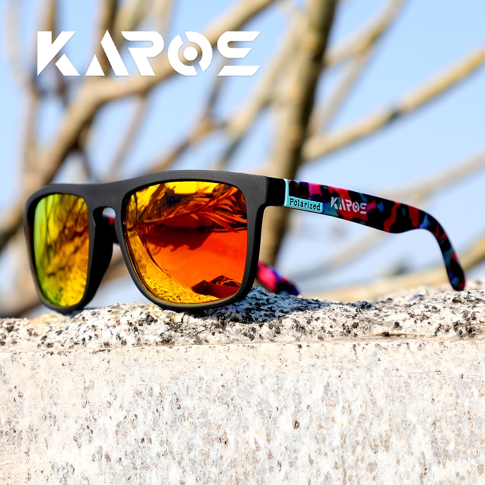 คาโรส แว่นตากันแดดโพลาไรซ์แฟชั่น ผู้ชายและผู้หญิง กลางแจ้งสําหรับตกปลาไดรฟ์ แว่นตาปาร์ตี้ท่องเที่ยว ยูวี400 แว่นตาบังแดด