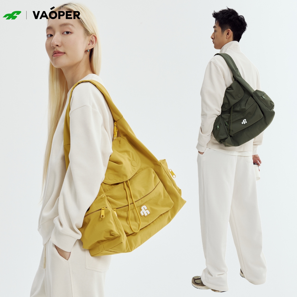 กระเป๋าโท้ต VAOPER ความจุขนาดใหญ่ ทำจากไนลอน เหมาะสำหรับเที่ยวสั้นและกิจกรรมกลางแจ้ง สินค้าสำหรับทั้งสองเพศ | L685