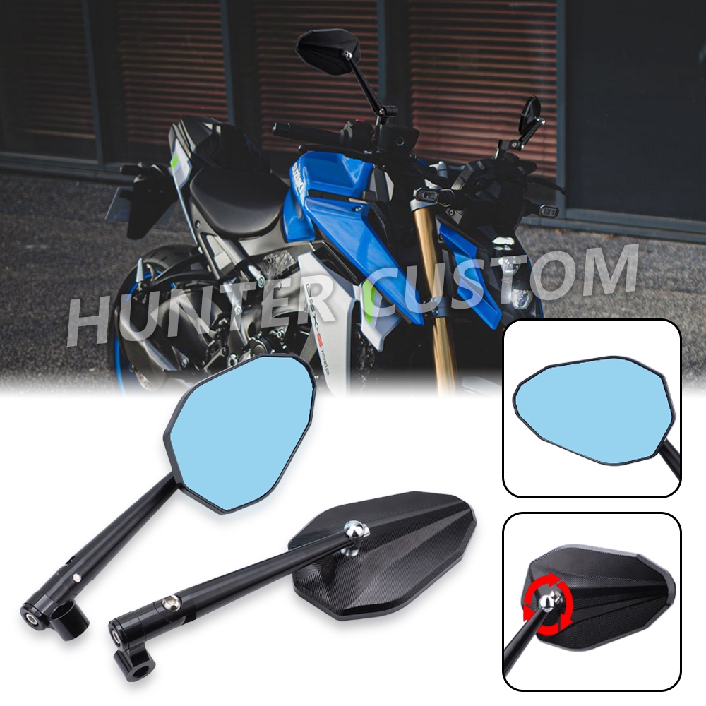 CNC กระจกมองหลังสําหรับ SUZUKI GSX-8S GSX-S150 S600 S750 S1000 GSR600 GSR750 SV650 รถจักรยานยนต์ Rac