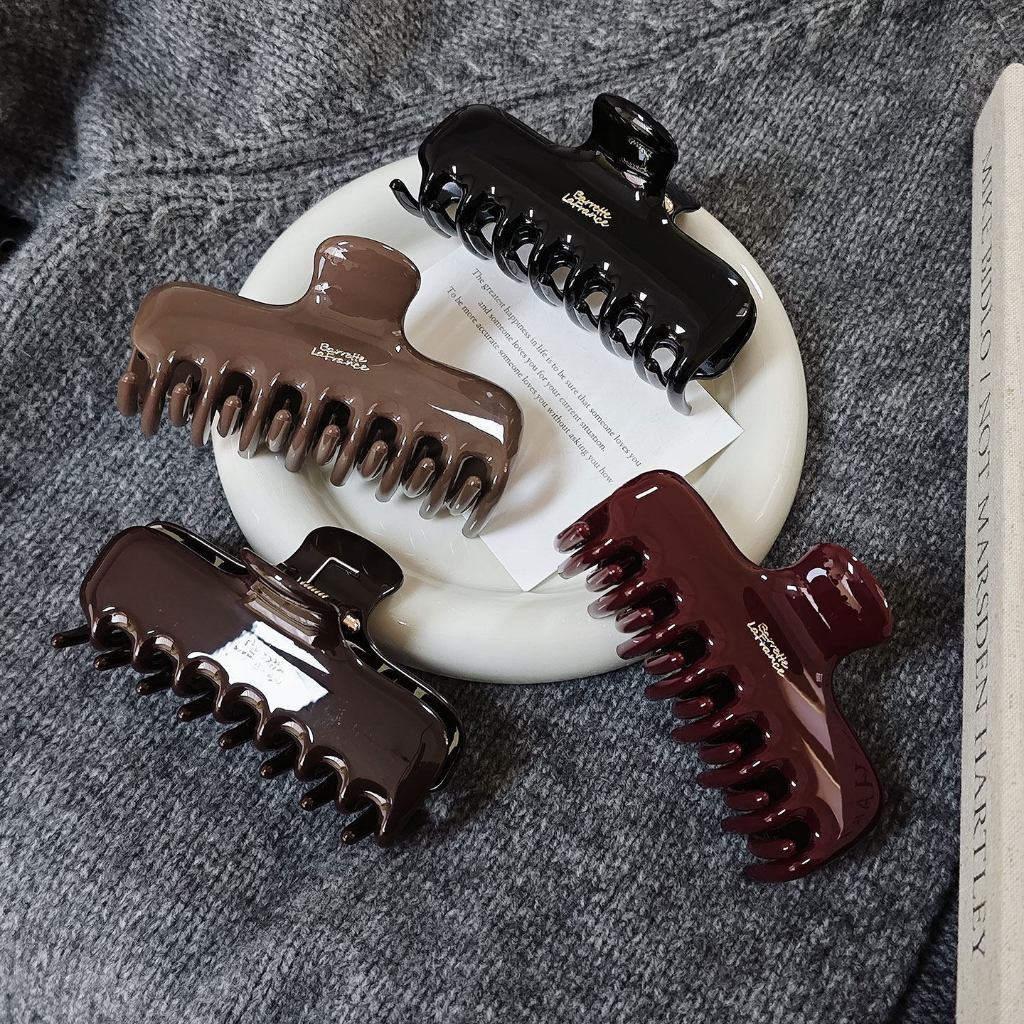 กิ๊บติดผมสไตล์ย้อนยุค Minimalist Geometric Square Hairpin สําหรับสาว Jennies สไตล์ Hiar Clamp ขนาดใหญ่ Back Of Head กิ๊บติดผมแฟชั่นเครื่องประดับผม