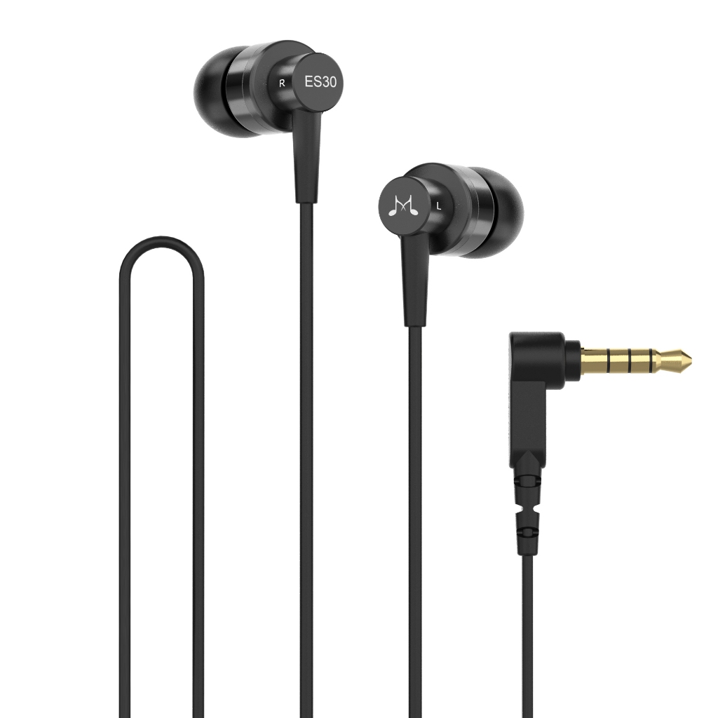 SoundMAGIC ES30 หูฟังแบบมีสายไม่มีไมโครโฟนแยกเสียงรบกวนในหูฟังเสียงไฮไฟหูฟังสวมใส่สบายสีชมพูสีฟ้าสีดํา