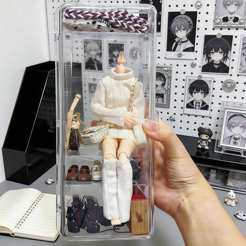 เคสแสดงผลอะคริลิคใสสําหรับ อบ11 Gsc บีเจดี ตุ๊กตากล่องเก็บของกันฝุ่น