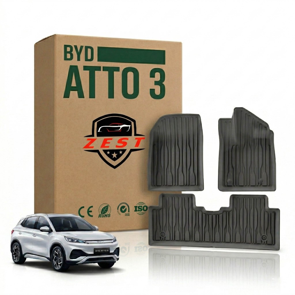 【ZEST】 พรมปูพื้นรถยนต์ BYD ATTO 3 [2022-ปัจจุบัน] พรม พรมรถยนต์ คุณภาพสูง ราคาประหยัด ขายตรงจากโรงงาน!