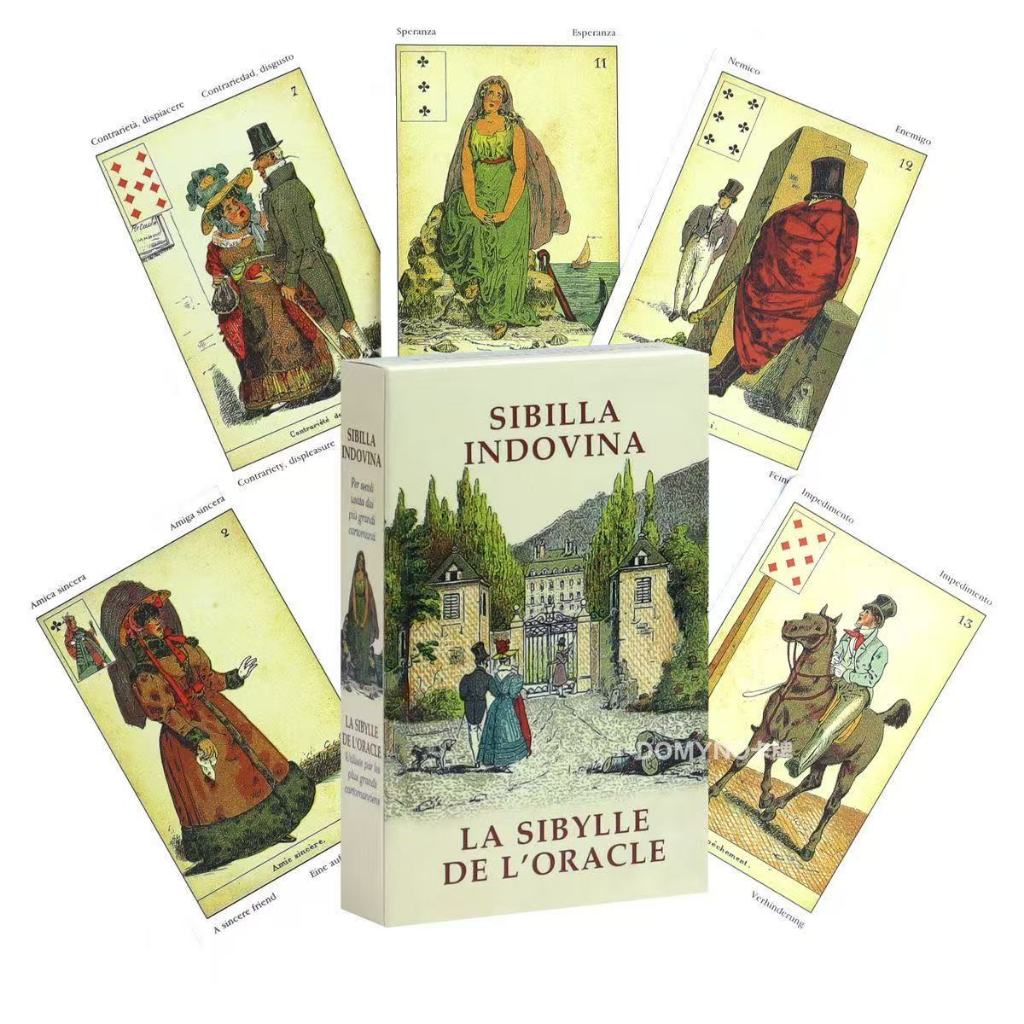[คลังสินค้าพร้อม] Sibilla Indovina Sibilla Indovina การ์ดเกมภาพประกอบเต็มรูปแบบ