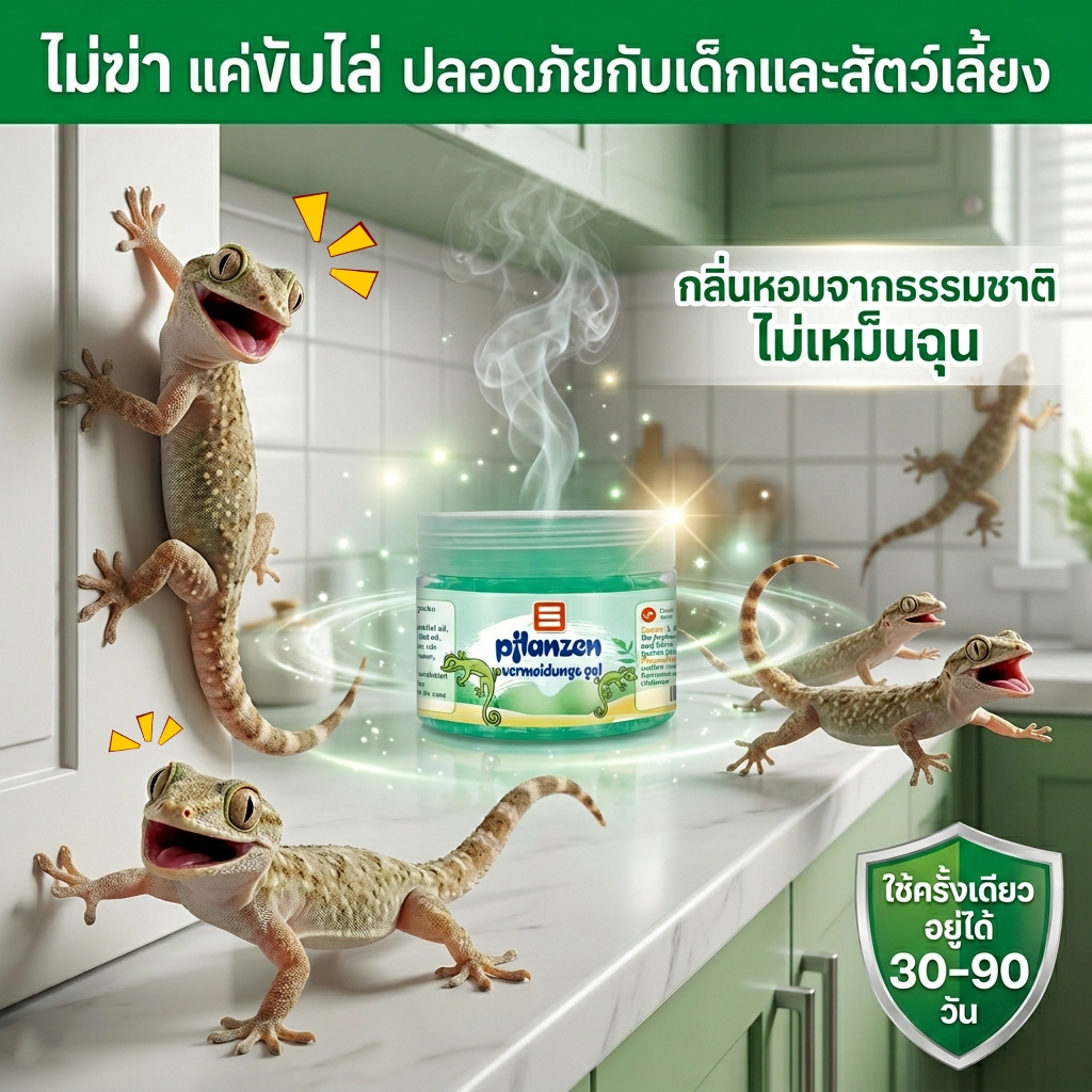 🦎ซื้อ 1 แถม 1🦎ยาไล่จิ้งจก ยาไล่ตุ๊กแก 120g*2 ปลอดภัยต่อคนและสัตว์เลี้ยง ยาไล่จิ้งจก น้ำยาไล่ตุ๊กแก/จิ้งจก แบรนด์ญี่ปุ่น ใช้ได้ผล 100%