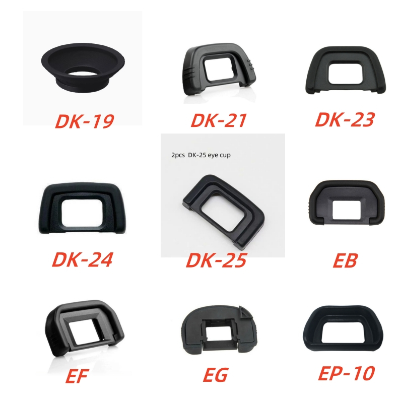 DK-19 DK-21 DK-23 DK-24 DK-25 EF EB EG EP-10 ยาง Eye ถ้วย Eyepiece Eyecup สําหรับ nikon canon sony SLR กล้อง
