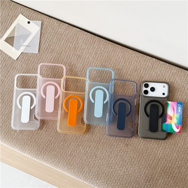 IPhone 17 Pro Max 6C Frosty Iridescent เคสโทรศัพท์โปร่งใส