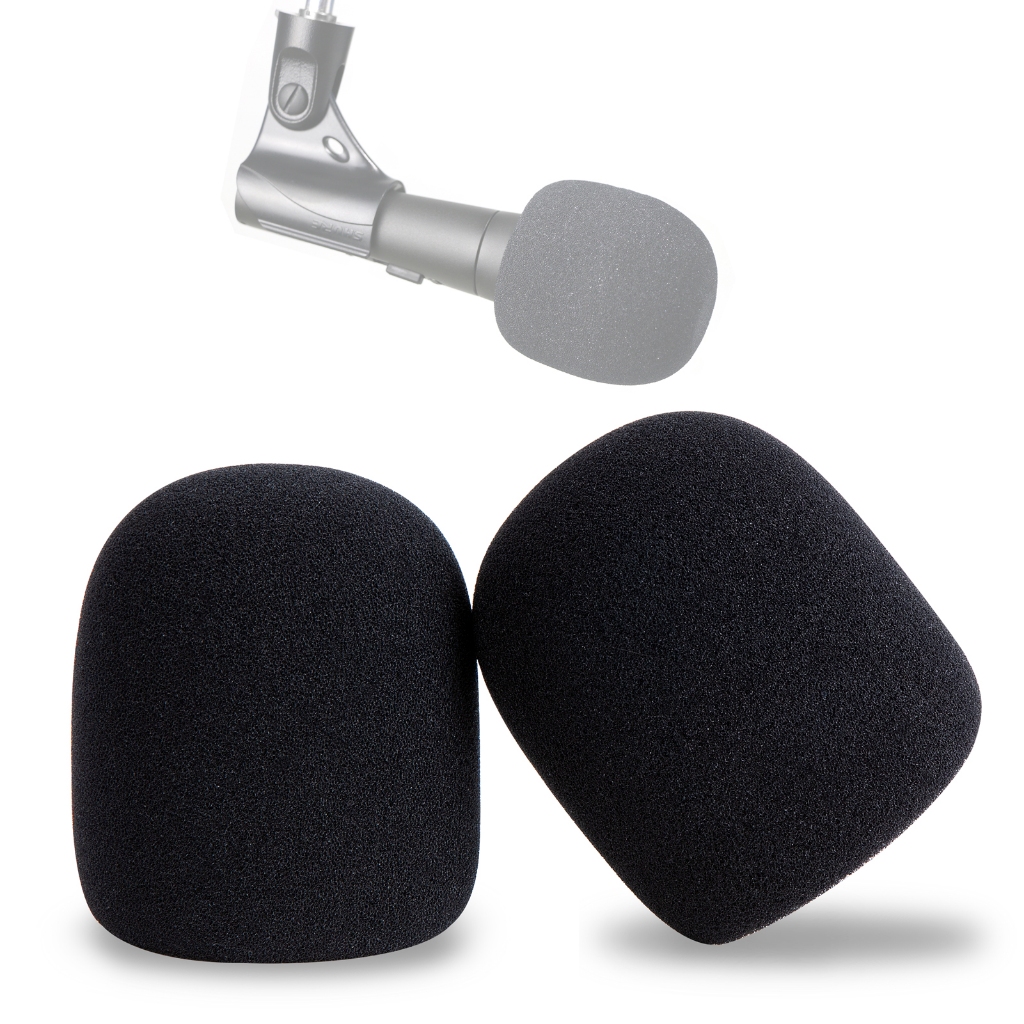 SM58 Pop Filter เข้ากันได้กับไมโครโฟน Shure SM58, SM58S SM58-LC Ball Type Mic เพื่อลดเสียงรบกวนลม, ฝ