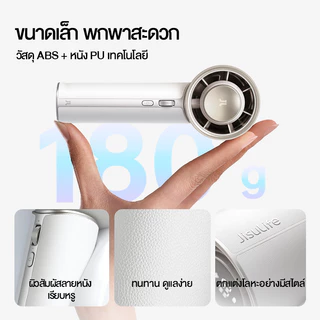 【สินค้าเข้าใหม่】JisuLife พัดลม Pro1 Mini พัดลมมือถือมินิเทอร์โบ พัดลมพกพา แบตเตอรี่ไร้สาย ลมแรง 100 ระดับ ดีไซน์หนังหรูหรา ชาร์จไว ระบายความร้อนมือถือ น้ำหอม