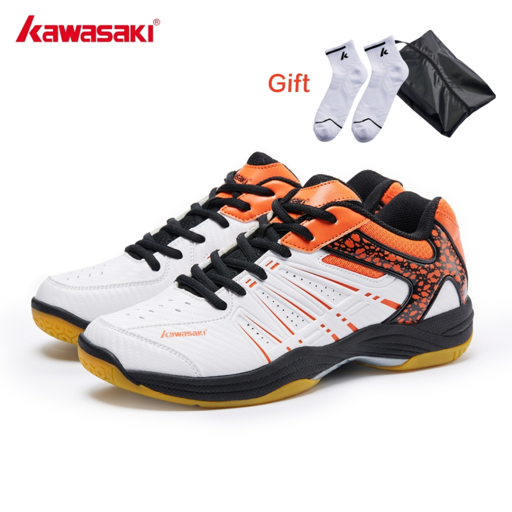 KAWASAKI คาวาซากิ รองเท้าปิกเกิลบอล K-065D Professional เหมาะสำหรับผู้ชายและผู้หญิง ออกแบบมาเพื่อควา