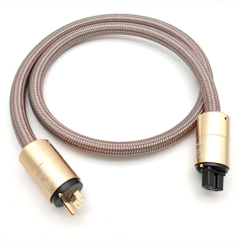 Accuphase 40th Anniversary Golden Throat Fever Grade Power Cord hifi Cable CD Speaker Connection Cab