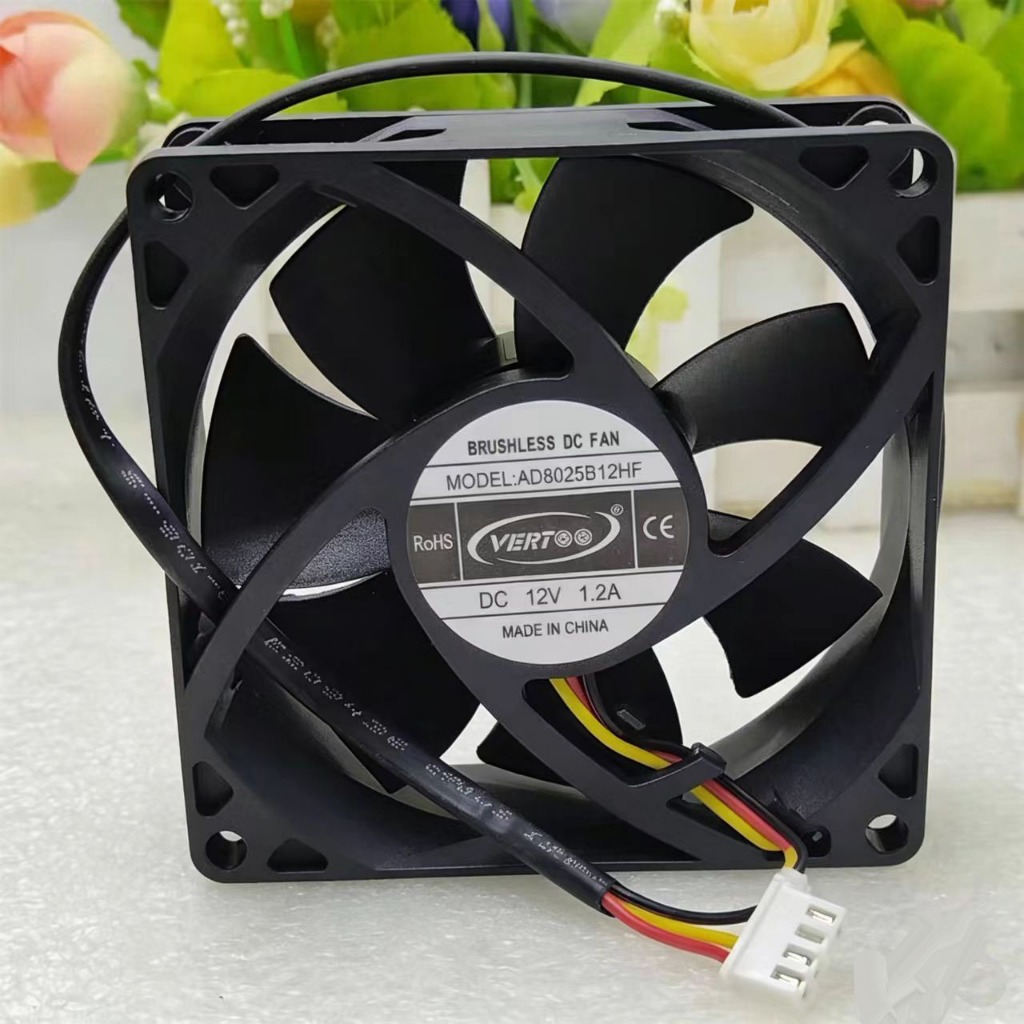 พัดลม 3 สาย Dongweifeng 8025 AD8025B12HF 12V 1.2A ใหม่ล่าสุด