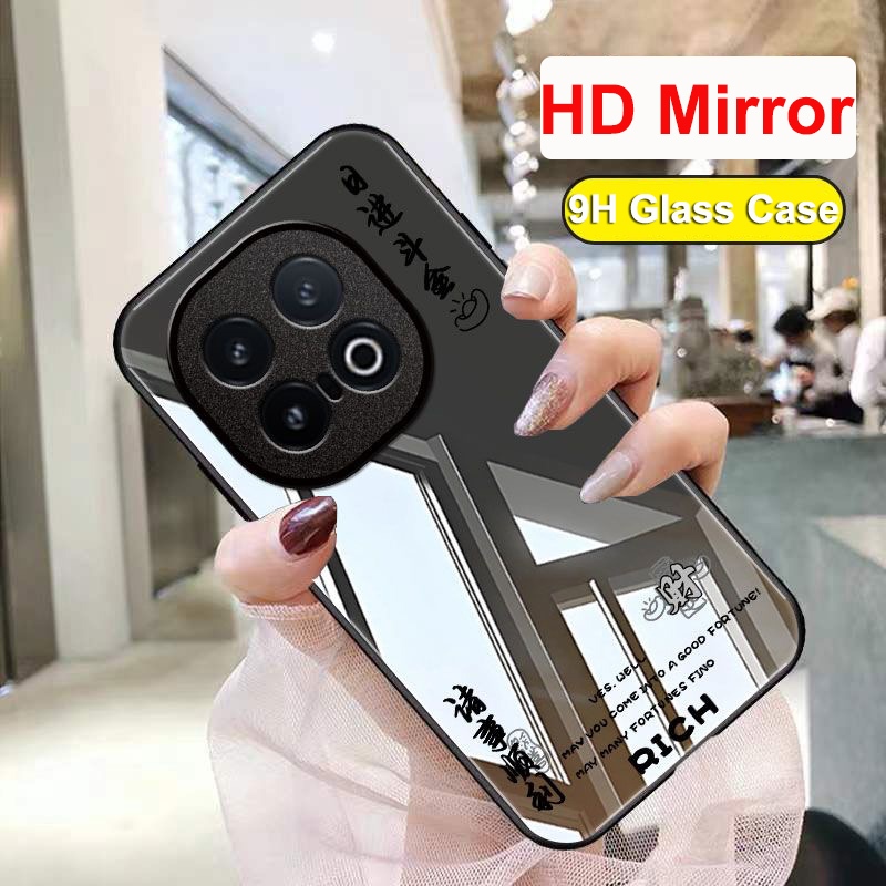 สําหรับ Vivo iQOO 15 5G กรณี iQOO15 5G กระจกนิรภัย Hard ฝาหลังสําหรับ Vivo iQOO 15 เคสโทรศัพท์ iQOO1