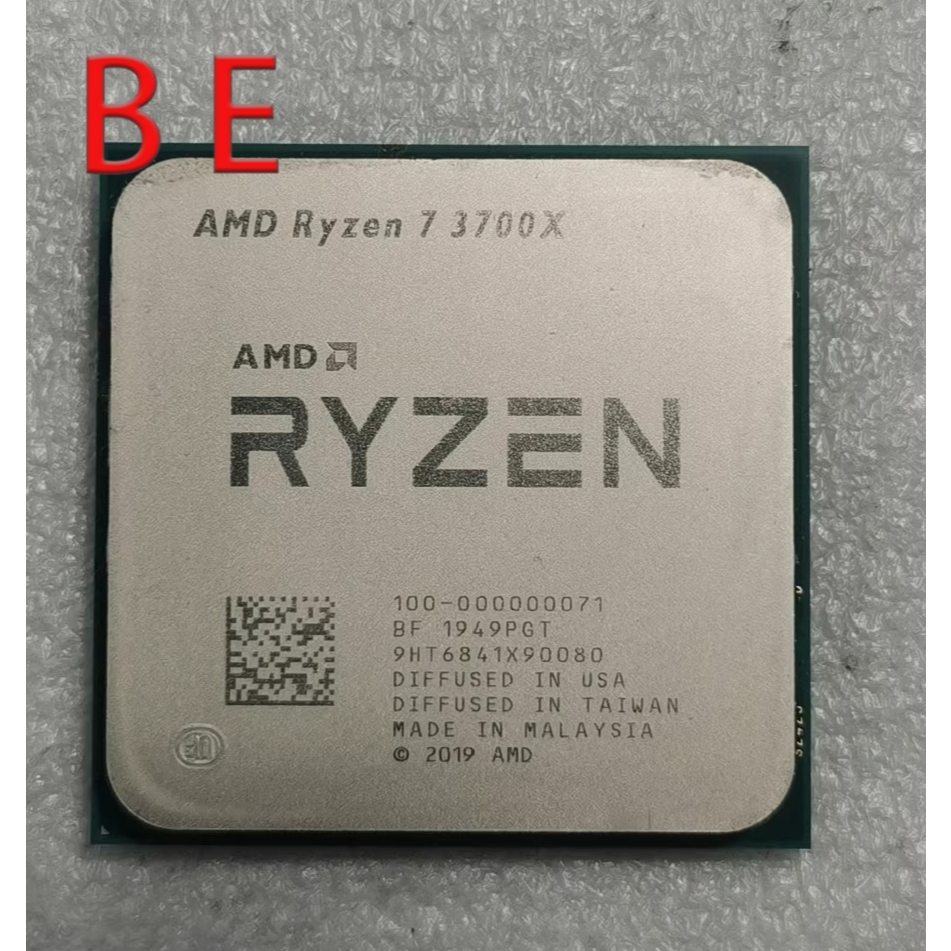 Ryzen 7 3700X AM4 โปรเซสเซอร์ CPU R7 3700X แปด Core 3.6 GHz 16T 32MB CPU เดสก์ท็อปแบบเจ้าของล่วงหน้า