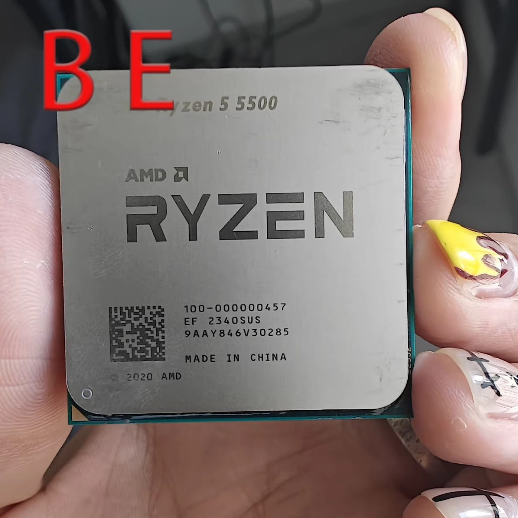 Ryzen 5 5500 6 Core AM4 CPU สิบสองเกลียวหกแกน 3.6GHz โปรเซสเซอร์ 65W R5 5500 CPU เดสก์ท็อปที่เจ้าของ