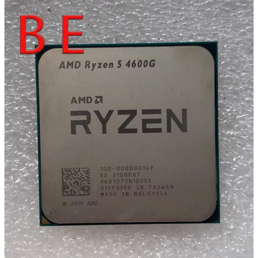 Ryzen 5 4600G AM4 CPU 4.2 GHz 6-Core โปรเซสเซอร์ R5 4600G Radeon กราฟิก Pre-owned เดสก์ท็อป CPU