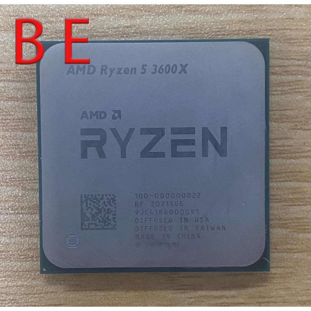 Ryzen 5 3600X AM4 โปรเซสเซอร์ CPU r5 3600X 6C 3.8GHz 12Thr 32M เดสก์ท็อป 32MB CPU เดสก์ท็อปแบบหยอดเห