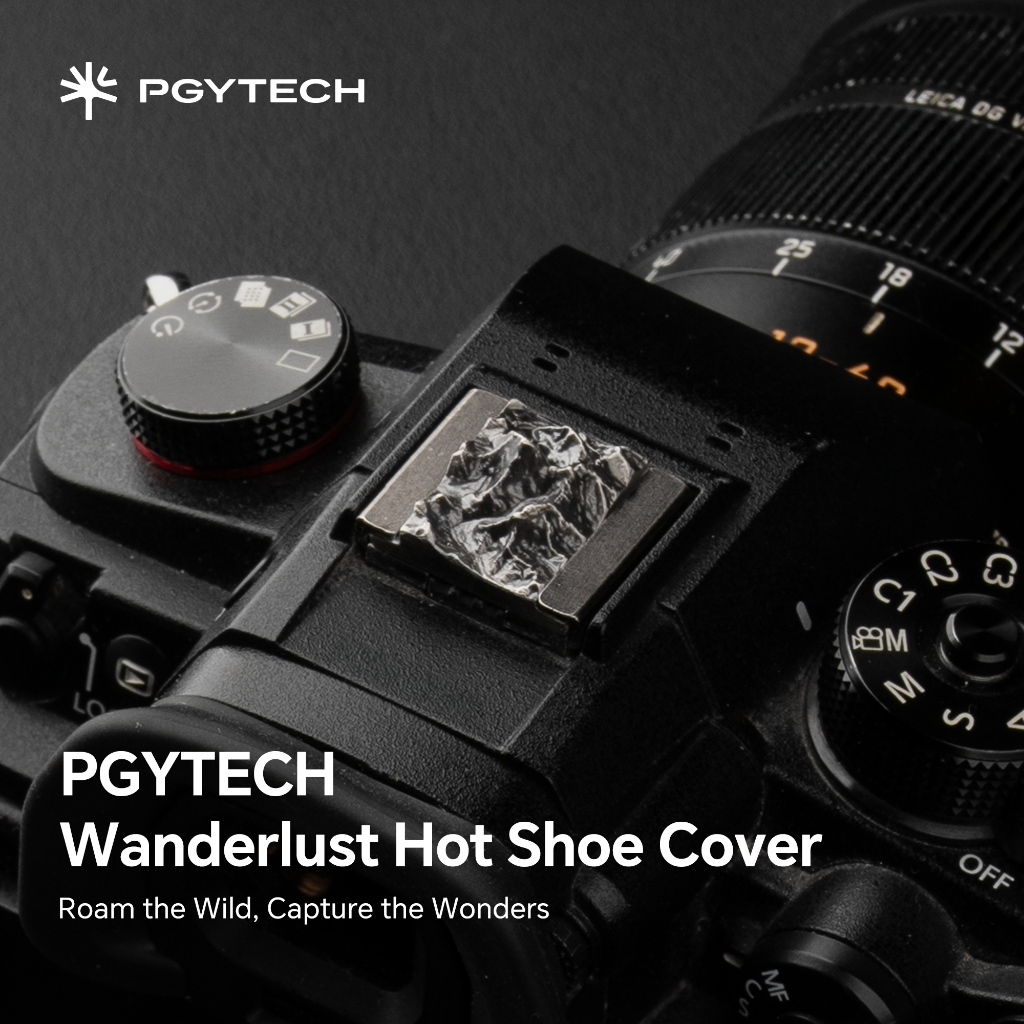 PGYTECH DreamWalker Hot Shoe Cover: สังกะสีอัลลอยด์ กันฝุ่น และกันรอยขีดข่วน