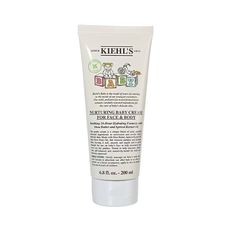 สําหรับ Kiehls Nurturing Baby Cream สําหรับผิวหน้าและผิวกาย 200ml