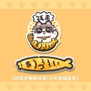 แผ่นรองเมาส์ 2 ชิ้น/เซ็ตข้อมือ Pad ราคาถูกน่ารักการ์ตูน Crea…