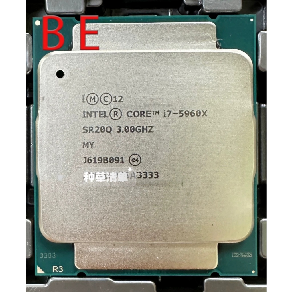 Core i7-5960X LGA2011-3 โปรเซสเซอร์ CPU แปดแกน SR20Q 3.00GHz 20MB CPU เซิร์ฟเวอร์ที่เจ้าของล่วงหน้า