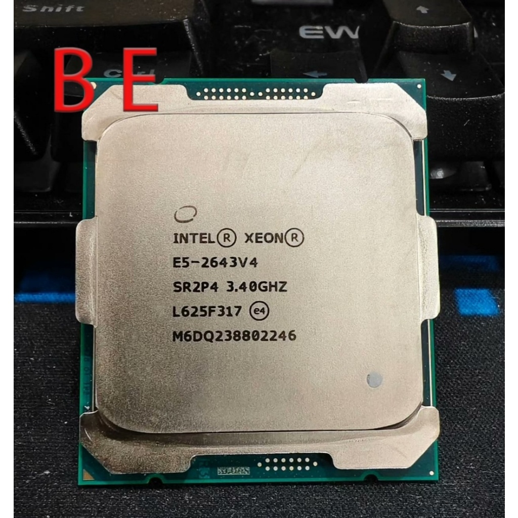 Xeon E5-2643 V4 LGA2011-3 โปรเซสเซอร์ CPU 6-Core SR2P4 3.4GHz 20M 12T 135W Pre-owned Server CPU
