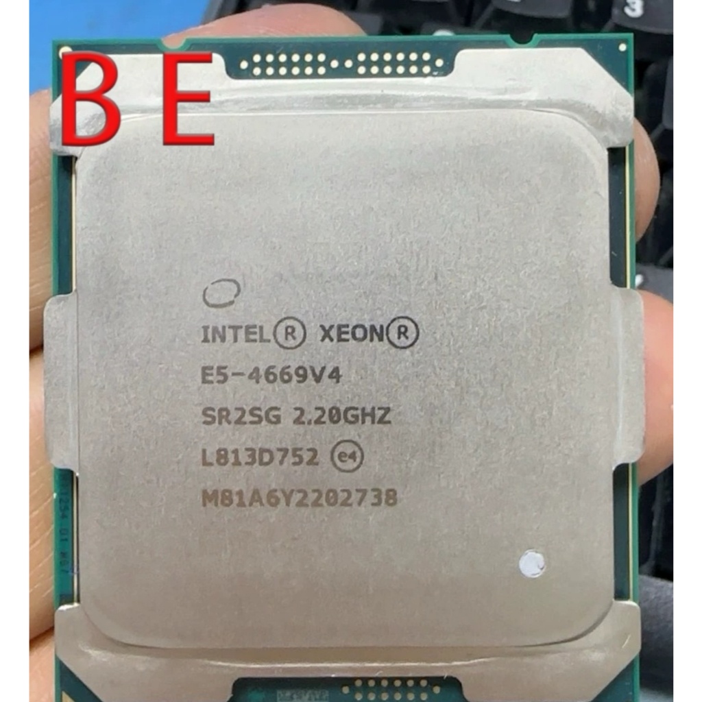 Xeon E5 4669 V4 LGA2011-3 โปรเซสเซอร์ CPU 22Cores 2.2GHz 44T 135W 55MB CPU เซิร์ฟเวอร์ที่ลงไว้ล่วงหน