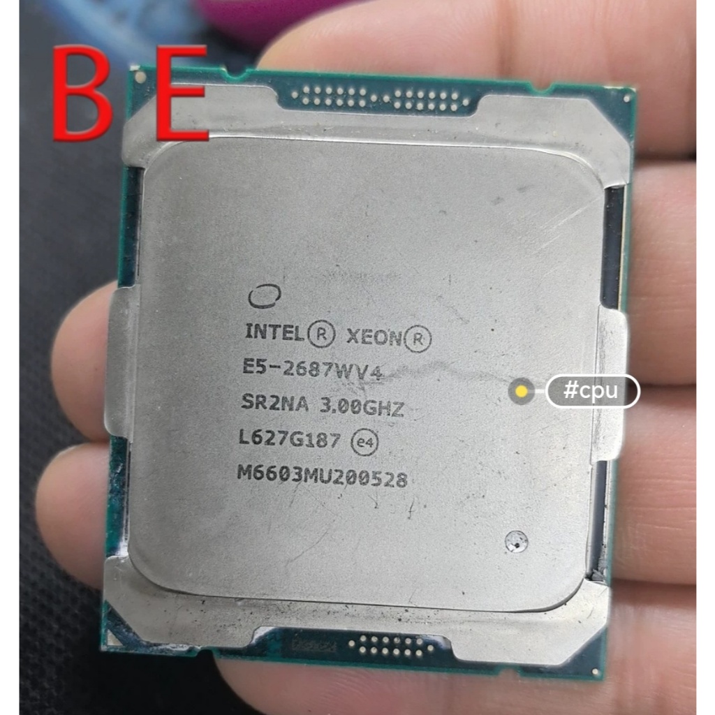 Xeon E5-2687W V4 LGA2011-3 เซิร์ฟเวอร์ CPU โปรเซสเซอร์ 12-Core SR2NA 3.00GHz 30MB CPU เซิร์ฟเวอร์ล่ว